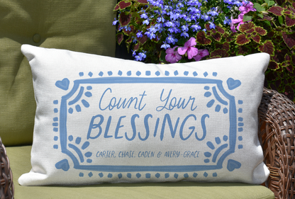 COUNT YOUR BLESSINGS BLUE