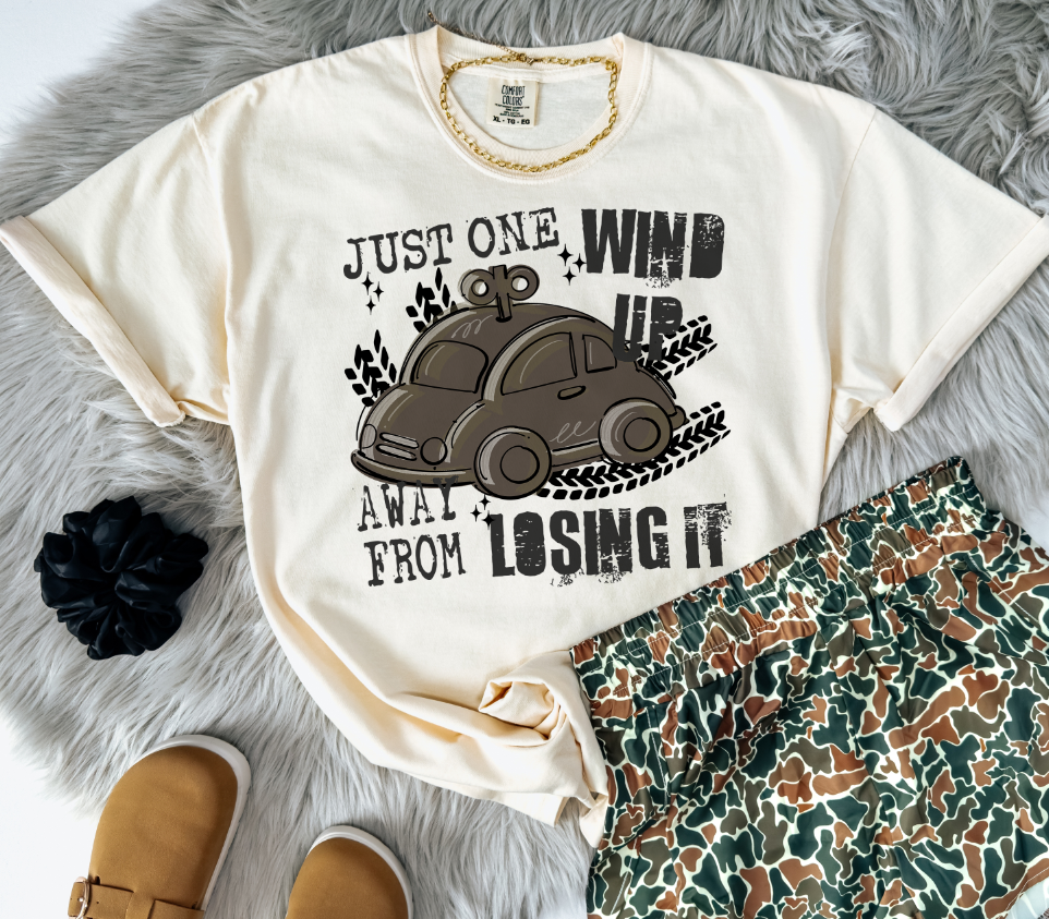 Just One Wind Up Away from Losing It - Dark Print