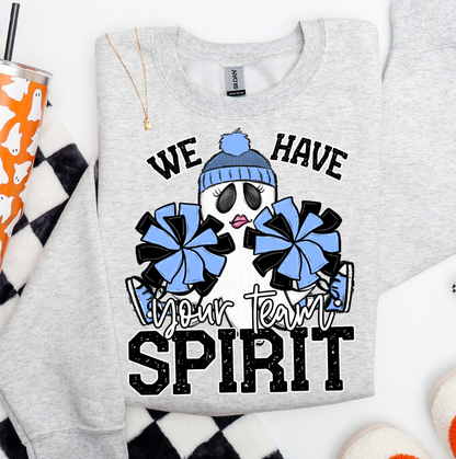 WE HAVE SPIRIT GHOST CHEERLEADER COLUMBIA
