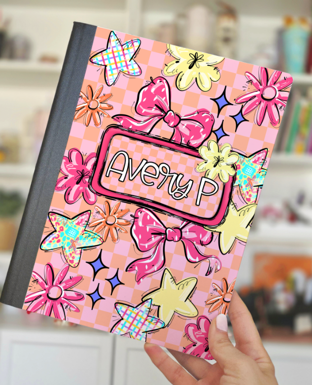 COMPOSITION NOTEBOOK SCRIBBLE BRIGHT FRONT & BACK