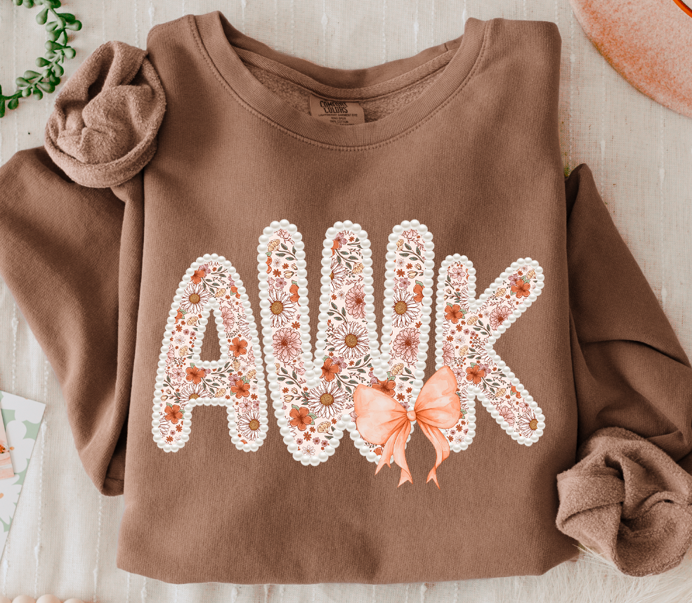 FANCY FALL ALPHABET WITH BOW