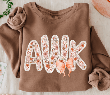 FANCY FALL ALPHABET WITH BOW