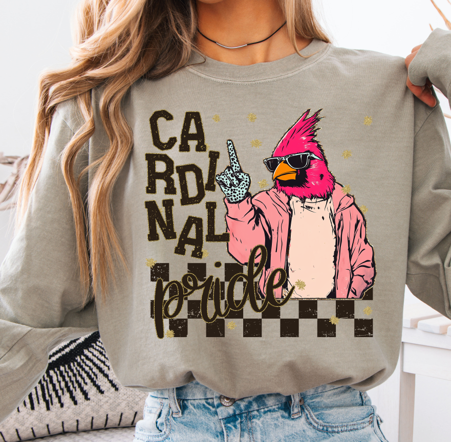 GRUNGE MASCOTS CARDINAL