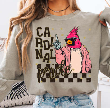 GRUNGE MASCOTS CARDINAL