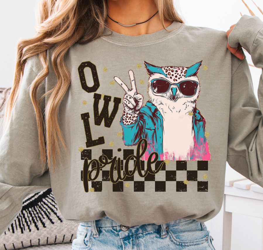 GRUNGE MASCOTS OWL