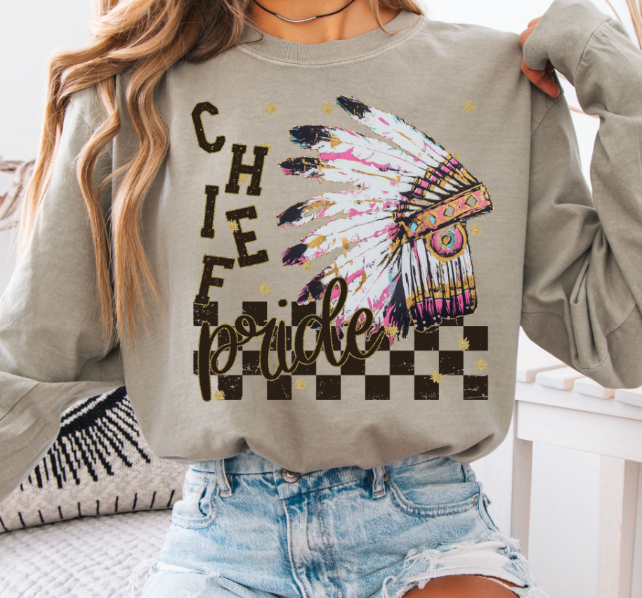 GRUNGE MASCOTS CHIEF