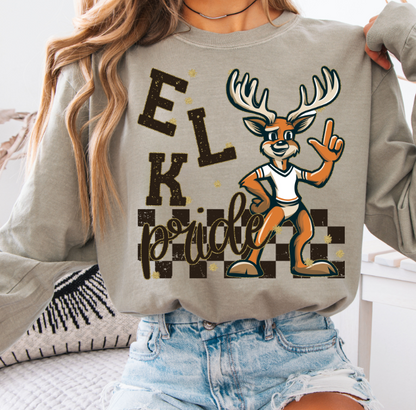 GRUNGE MASCOTS ELK