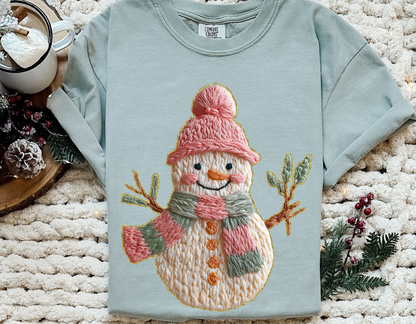 FRENCH KNOT SNOWMAN