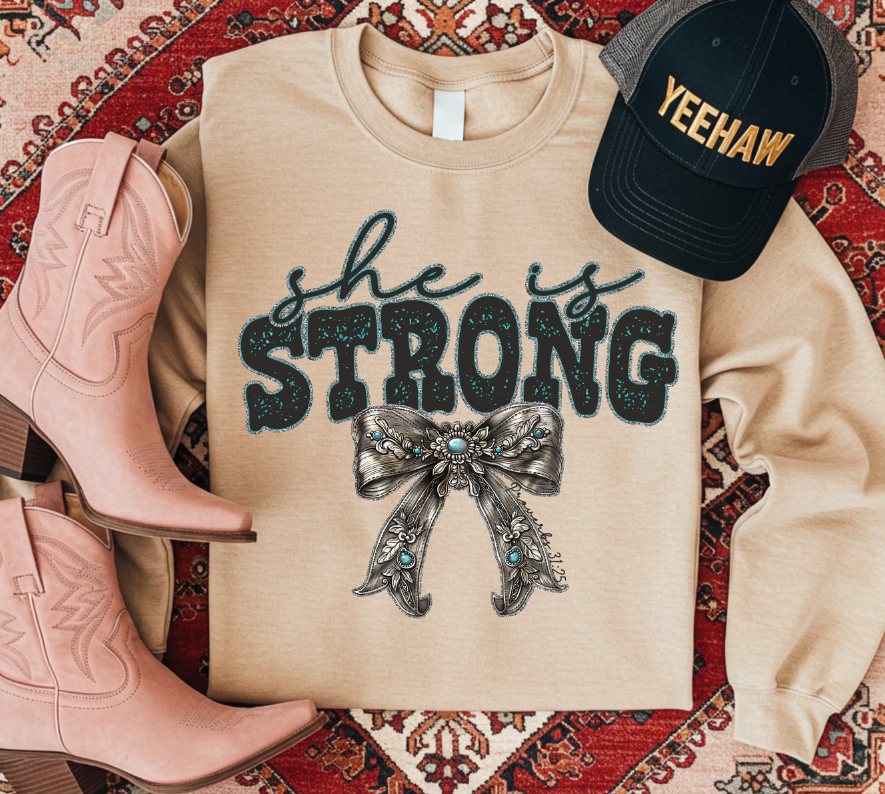 SHE IS STRONG - WESTERN BOW