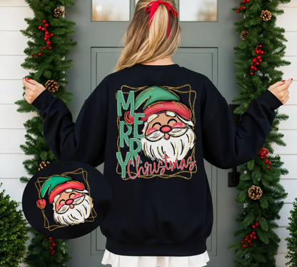 MERRY CHRISTMAS SANTA WITH POCKET