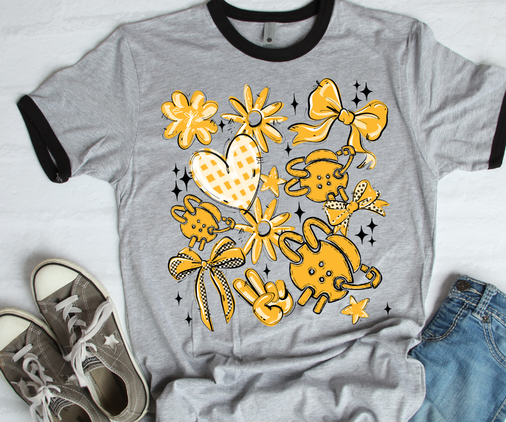 YELLOW PLAY BALL WRESTLING COLLAGE