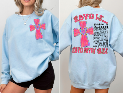 LOVE IS - BLACK PRINT VERSION