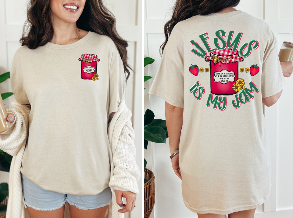 JESUS IS MY JAM - INCLUDES POCKET DESIGN