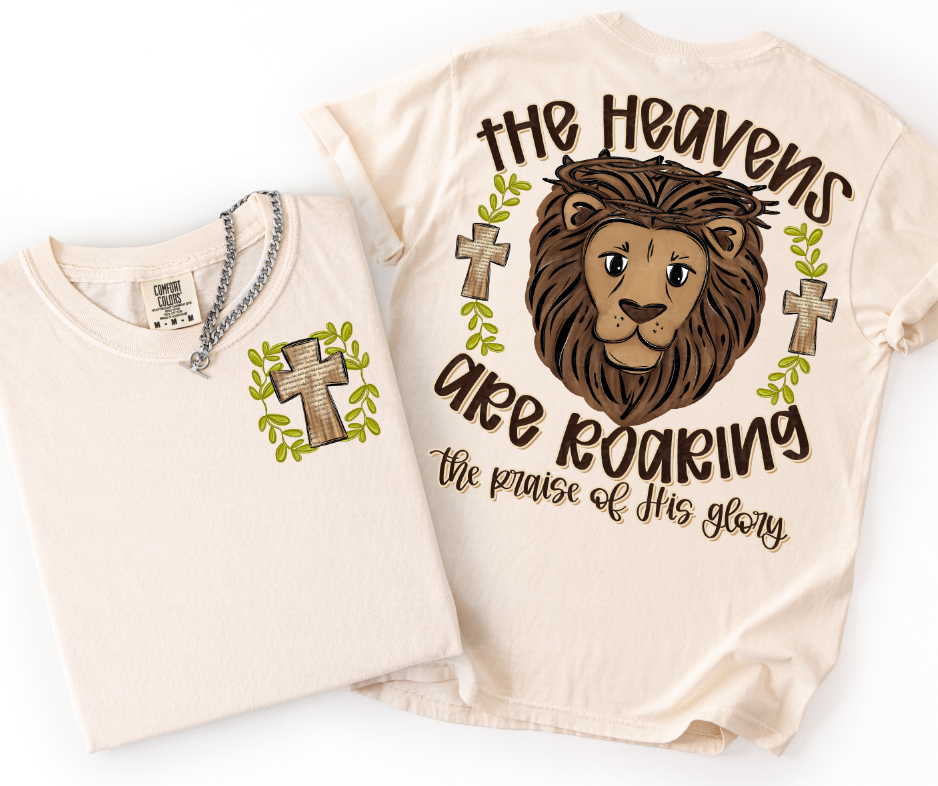 THE HEAVENS ARE ROARING - INCLUDES POCKET DESIGN