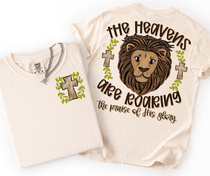 THE HEAVENS ARE ROARING - INCLUDES POCKET DESIGN