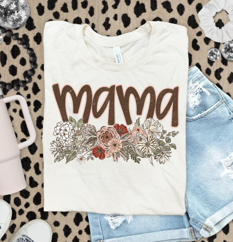 VINTAGE FLORAL NAMES MAMA