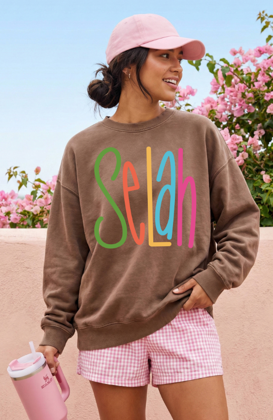SELAH LETTERING