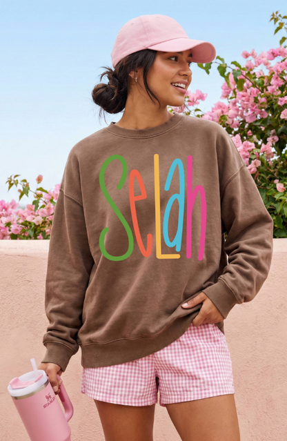 SELAH LETTERING