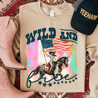WILD AND FREE COWGIRL