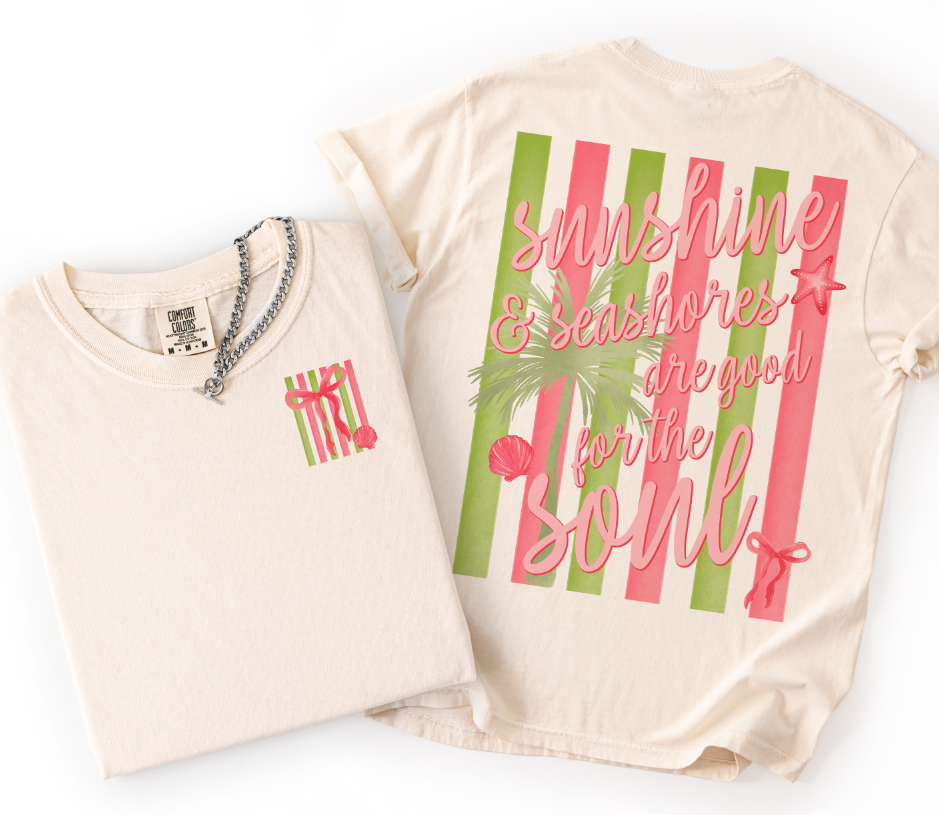 SUNSHINE & SEASHORES ARE GOOD FOR THE SOUL [INCLUDES POCKET PNG]