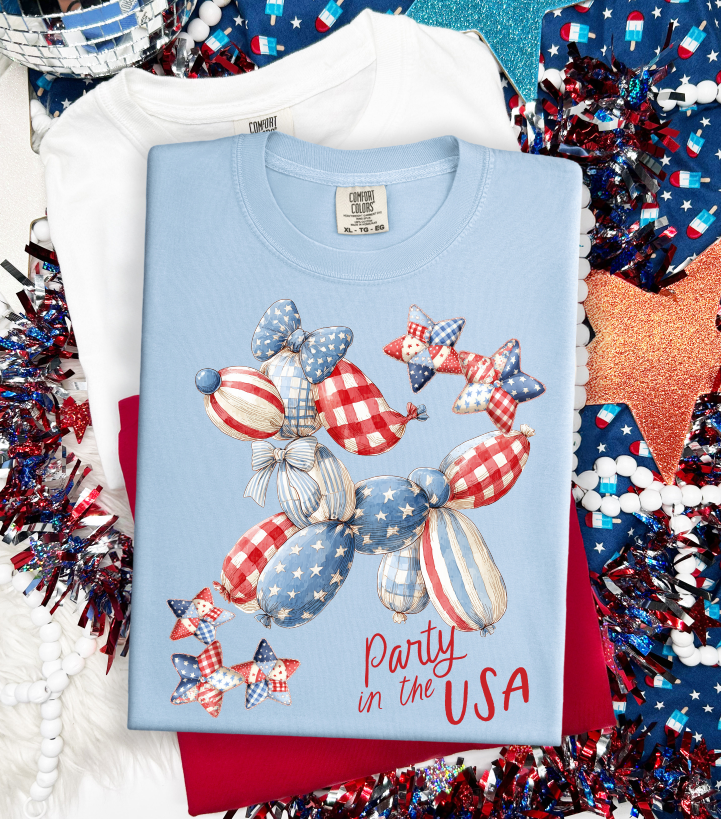 PARTY IN THE USA BALLOON DOG