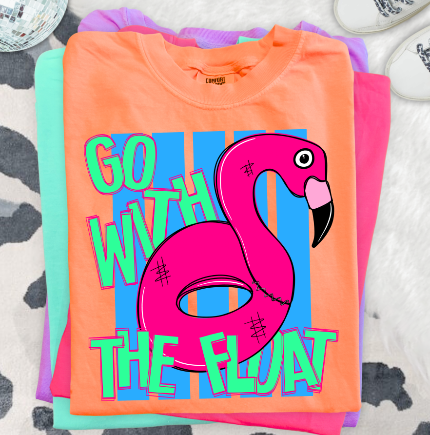 GO WITH THE FLOAT FLAMINGO