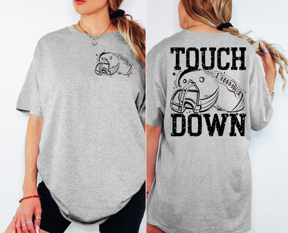 TOUCH DOWN SKETCHY FOOTBALL WITH POCKET PNG