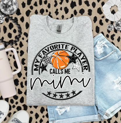 BASKETBALL MY FAVORITE PLAYER BLANK