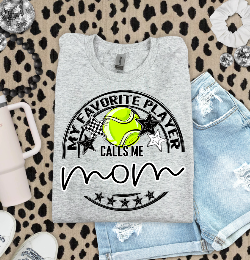 TENNIS MY FAVORITE PLAYER BLANK