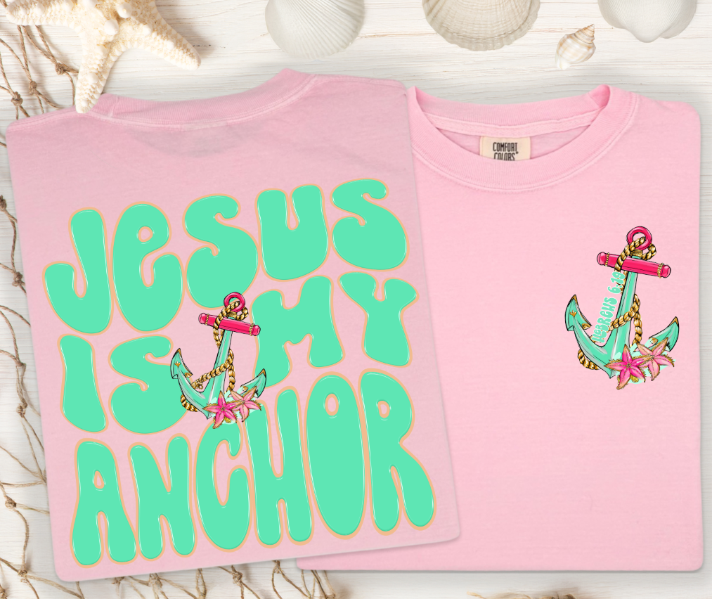 JESUS IS MY ANCHOR INCLUDES POCKET PNG
