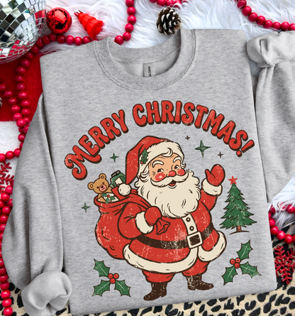 MERRY CHRISTMAS VINTAGE SANTA