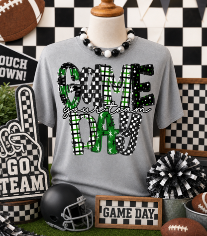 GAME DAY GARDEN FLAG GREEN