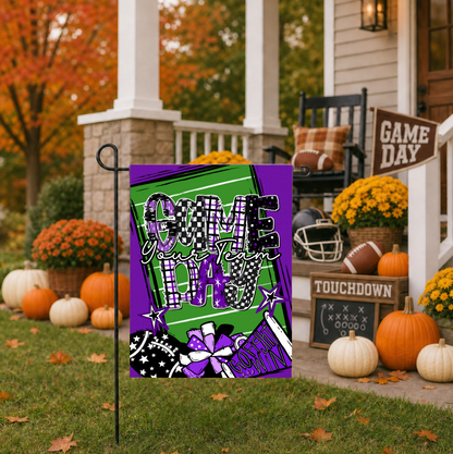 GAME DAY GARDEN FLAG PURPLE