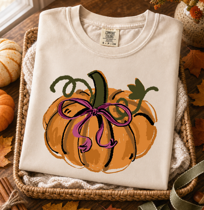 PUMPKIN WITH BOW