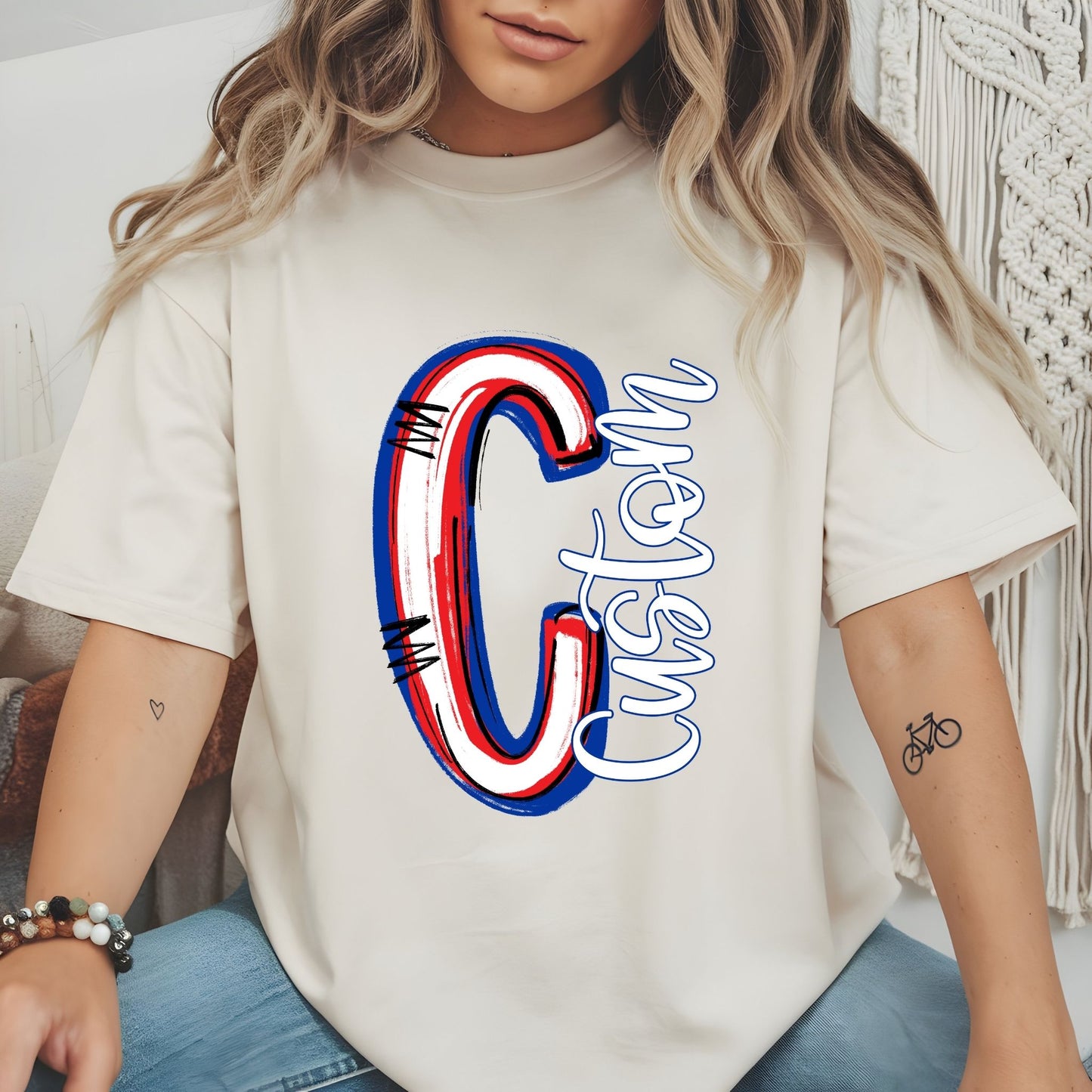 SPIRIT STACKED CUSTOM - INITIALS ONLY