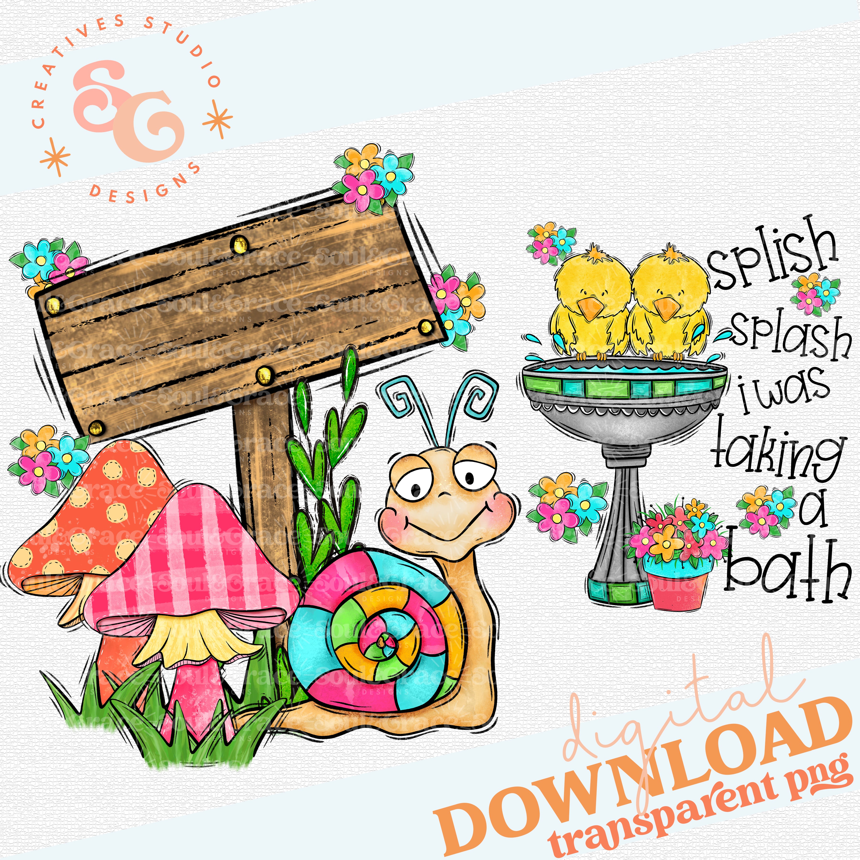 Splish Splash Names Splish Splash & Snail Add a Name – Soul & Grace Designs