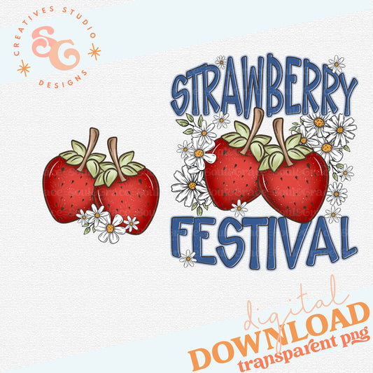 STRAWBERRY FESTIVAL WITH POCKET