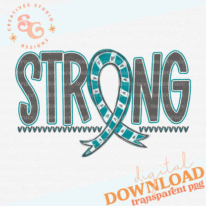 Awareness Ribbon TEAL