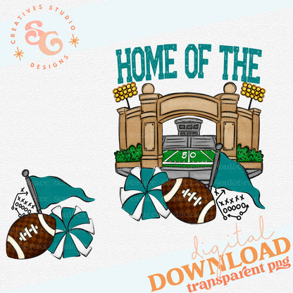 TEAL HOME OF THE STADIUMS