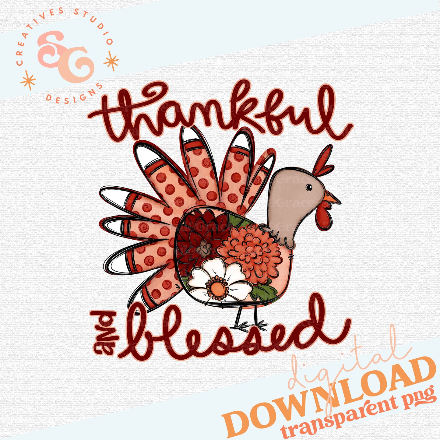THANKFUL AND BLESSED TURKEY