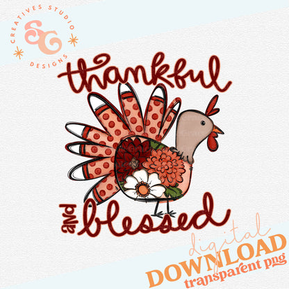 THANKFUL AND BLESSED TURKEY