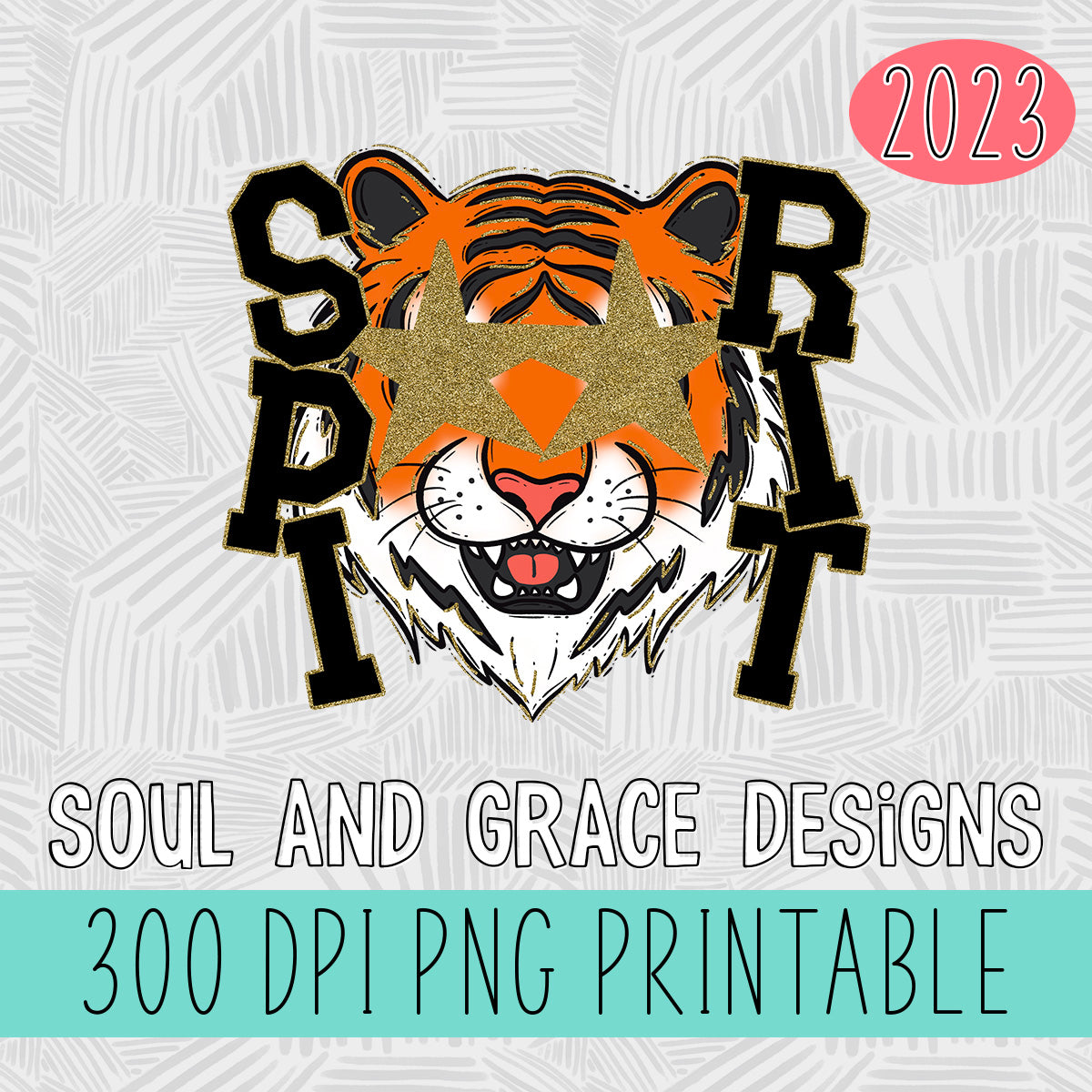 Starry Eyed Mascots - TIGER CUSTOM [DIGITAL FILE EMAILED]