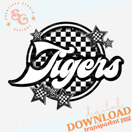 Tigers Checker Mascots