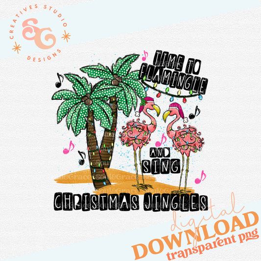 Time to Flamingle and Sing Christmas Jingles