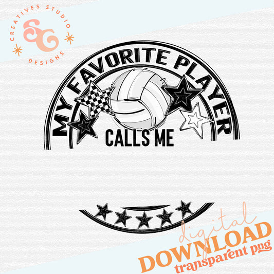 VOLLEYBALL MY FAVORITE PLAYER BLANK