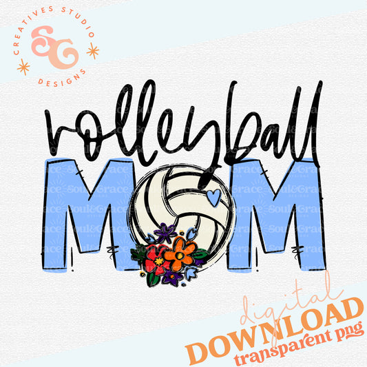 Volleyball Mom Team Go