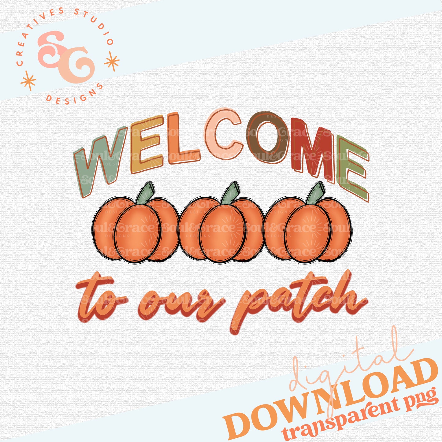 WELCOME TO OUR PATCH ARCHED WELCOME