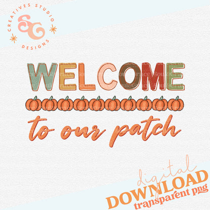 WELCOME TO OUR PATCH  DOOR MAT