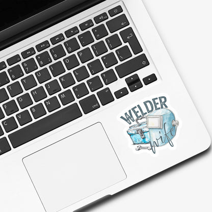 WELDER WIFE STICKER VINYL DECAL