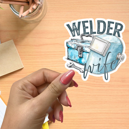 WELDER WIFE STICKER VINYL DECAL